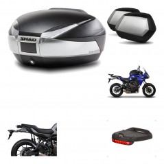 Lateral cases + back trunk + big top fitting + brake light + 3p hardware  SH48 T