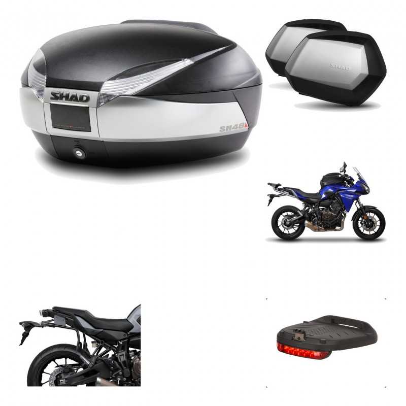 Lateral cases + back trunk + big top fitting + brake light + 3p hardware  SH48 T