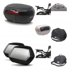 SHAD Maletas laterales + baul trasero herraje montaje accesorios 3p SH46 SH 46 NEW MODEL SC SH35 PREMIUM KIT-195653