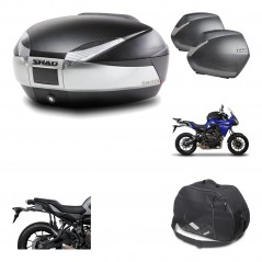 Lateral cases + back trunk + big top fitting + internal bag + 3p hardware  SH48 