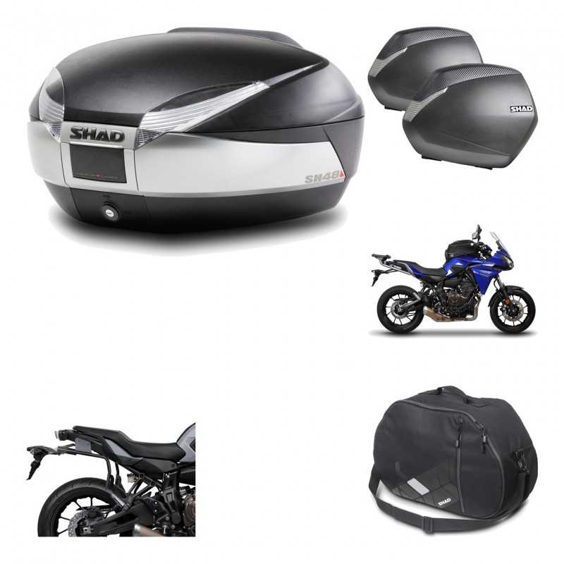 Lateral cases + back trunk + big top fitting + internal bag + 3p hardware  SH48 