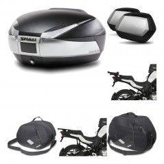 Lateral cases + back trunk + big top fitting + accessories + 3p hardware  SH48 T