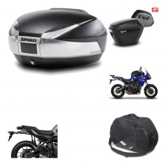 Lateral cases + back trunk + big top fitting + internal bag + 3p hardware  SH48 