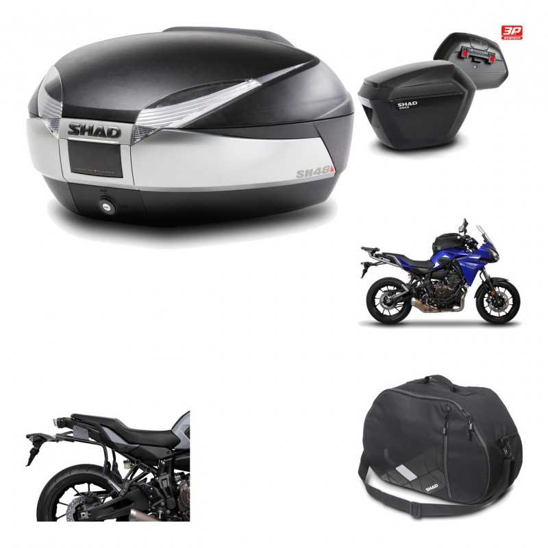 Lateral cases + back trunk + big top fitting + internal bag + 3p hardware  SH48 