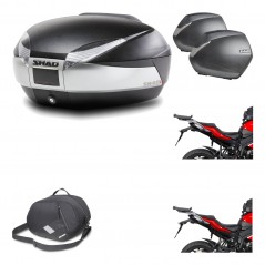 Lateral cases + back trunk + big top fitting + 3p hardware + internal bag  SH48 