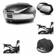 Lateral cases + back trunk + big top fitting + internal bag + 3p hardware  SH48 