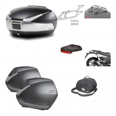 Lateral cases + back trunk + big top fitting + accessories + 3p hardware  SH48 T