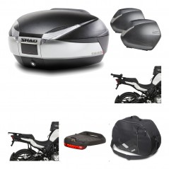 Lateral cases + back trunk + big top fitting + accessories + 3p hardware  SH48 T
