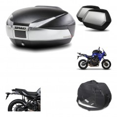 Lateral cases + back trunk + big top fitting + internal bag + 3p hardware  SH48 