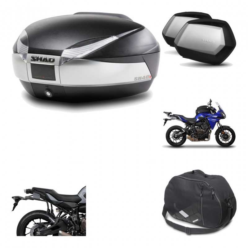 Lateral cases + back trunk + big top fitting + internal bag + 3p hardware  SH48 