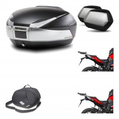Lateral cases + back trunk + big top fitting + 3p hardware + internal bag  SH48 