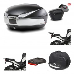 Lateral cases + back trunk + big top fitting + accessories + 3p hardware  SH48 T