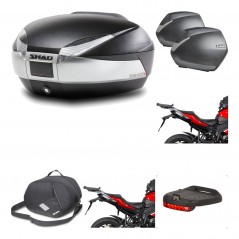 Lateral cases + back trunk + big top fitting + accessories + 3p hardware  SH48 T