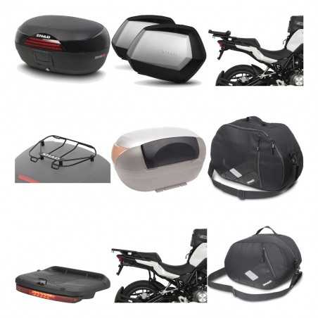 SHAD Maletas laterales + baul trasero herraje montaje accesorios 3p SH46 SH 46 NEW MODEL SC SH35 PREMIUM KIT-195659