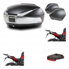 Lateral cases + back trunk + big top fitting + brake light + 3p hardware  SH48 T