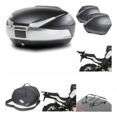 Lateral cases + back trunk + big top fitting + accessories + 3p hardware  SH48 T