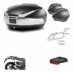 Lateral cases + back trunk + big top fitting + brake light + 3p hardware  SH48 T