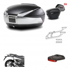 Lateral cases + back trunk + big top fitting + brake light + 3p hardware  SH48 T