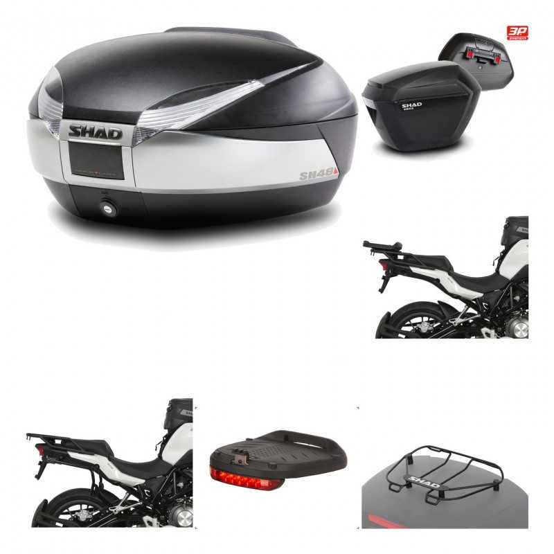 Lateral cases + back trunk + big top fitting + accessories + 3p hardware  SH48 T