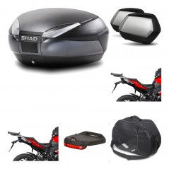 Lateral cases + back trunk + big top fitting + accessories + 3p hardware  SH48 D