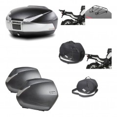 Lateral cases + back trunk + big top fitting + accessories + 3p hardware  SH48 T