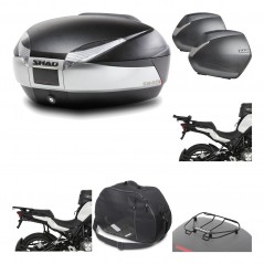 Lateral cases + back trunk + big top fitting + accessories + 3p hardware  SH48 T