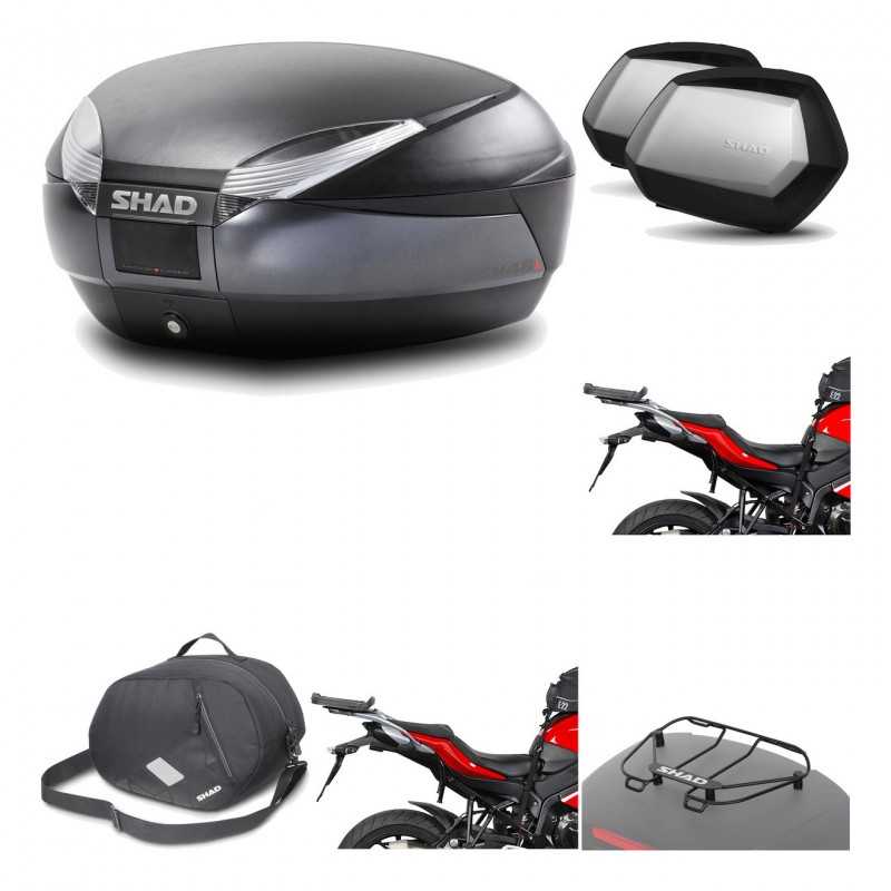 Lateral cases + back trunk + big top fitting + accessories + 3p hardware  SH48 D