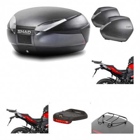 Lateral cases + back trunk + big top fitting + accessories + 3p hardware  SH48 D