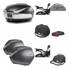 Lateral cases + back trunk + big top fitting + accessories + 3p hardware  SH48 T