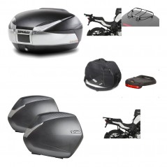 Lateral cases + back trunk + big top fitting + accessories + 3p hardware  SH48 T