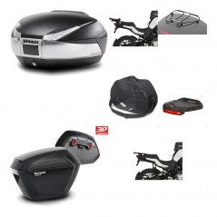 Lateral cases + back trunk + big top fitting + accessories + 3p hardware  SH48 T