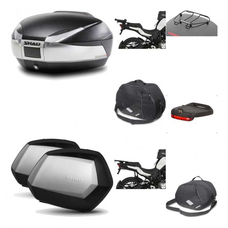 Lateral cases + back trunk + big top fitting + accessories + 3p hardware  SH48 T
