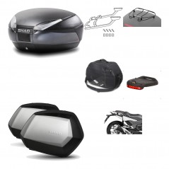Lateral cases + back trunk + big top fitting + accessories + 3p hardware  SH48 D