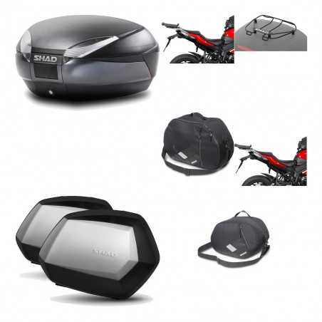 Lateral cases + back trunk + big top fitting + accessories + 3p hardware  SH48 D