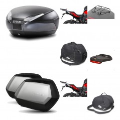 Lateral cases + back trunk + big top fitting + accessories + 3p hardware  SH48 D