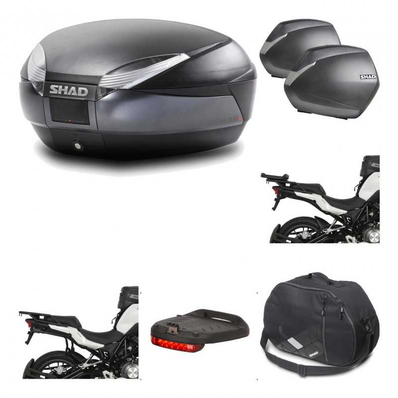 Lateral cases + back trunk + big top fitting + accessories + 3p hardware  SH48 D