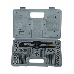 METALWORKS Juego de machos y fileras con giramachos para hacer reparar roscas SKC40ETM 34994