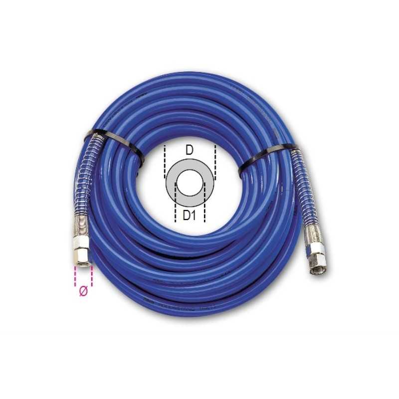 Hose, spiral compressed air, polyurethane crosslinked up to -40º