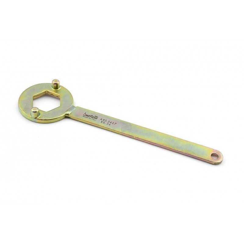 BUZZETTI Bloqueador de embrague Hex 34 para motores Piaggio - Herramienta bloquear polea con hexágono 58mm la marca 19527
