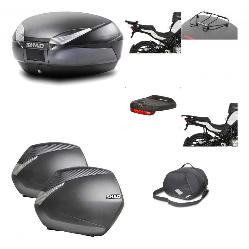 Lateral cases + back trunk + big top fitting + accessories + 3p hardware  SH48 D