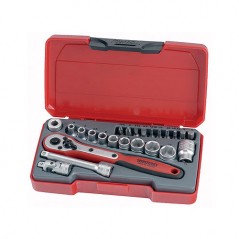 TENGTOOLS Juego llaves vaso tuercas 1/4 DE 24 PIEZAS 71424 35138