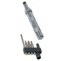 BUZZETTI Kit mini destornillador de percusión con cabezas intercambiables HFA5101 19370