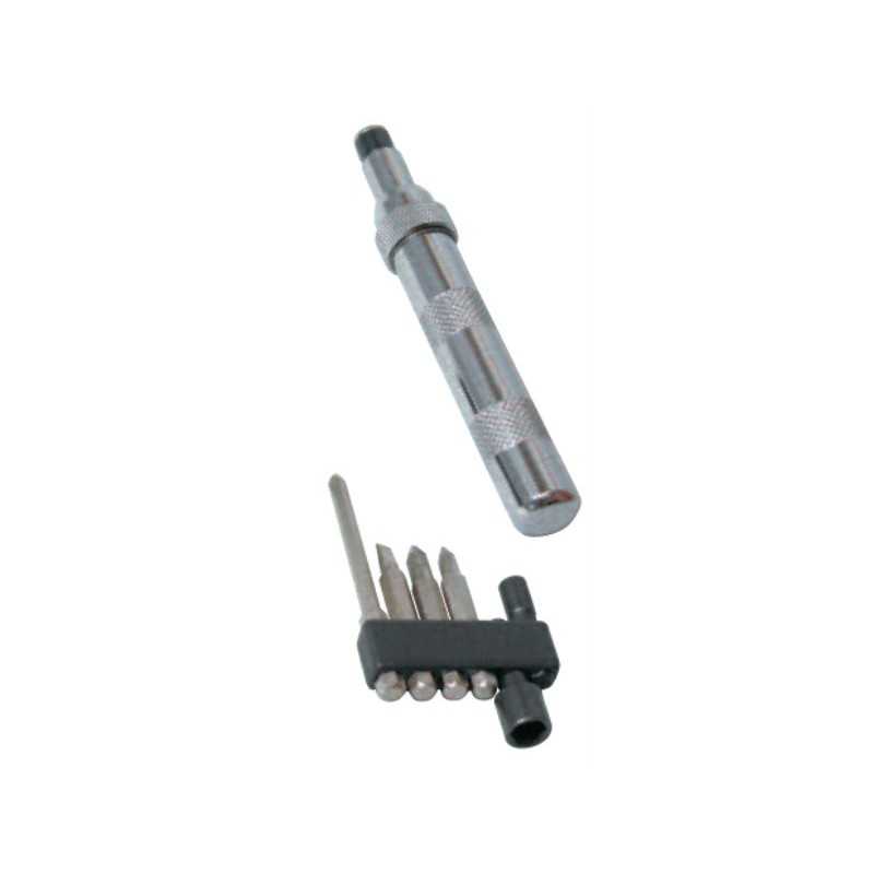 BUZZETTI Kit mini destornillador de percusión con cabezas intercambiables HFA5101 19370