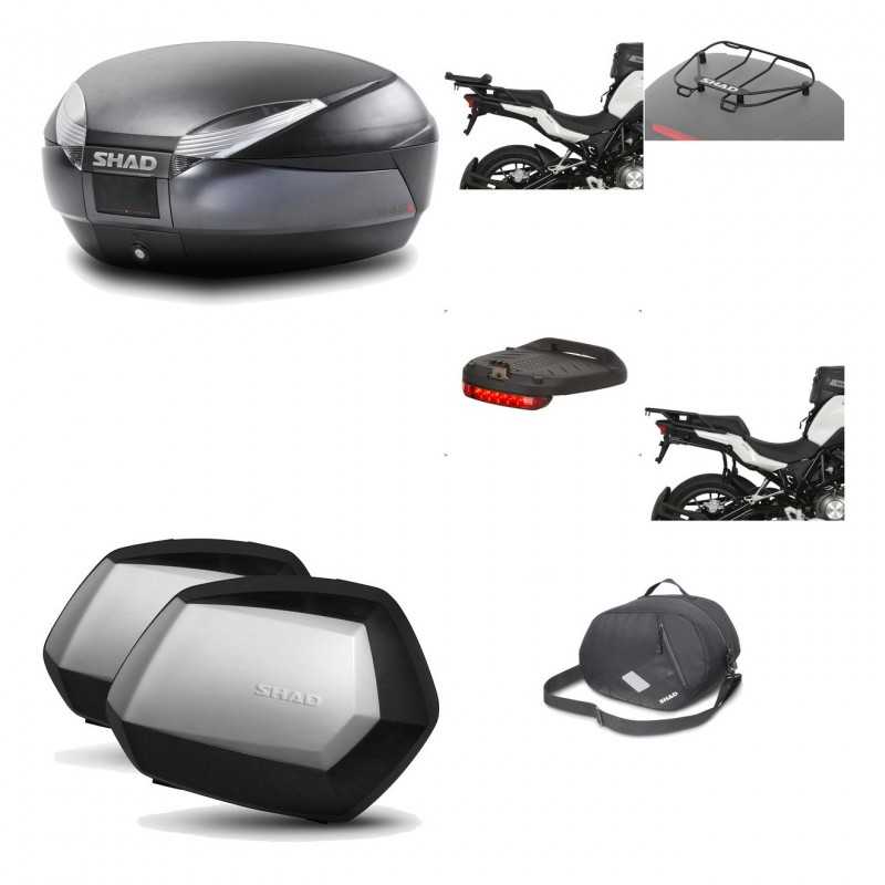 Lateral cases + back trunk + big top fitting + accessories + 3p hardware  SH48 D