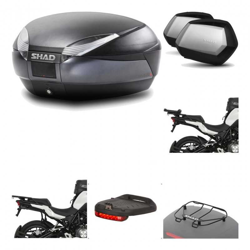 Lateral cases + back trunk + big top fitting + accessories + 3p hardware  SH48 D