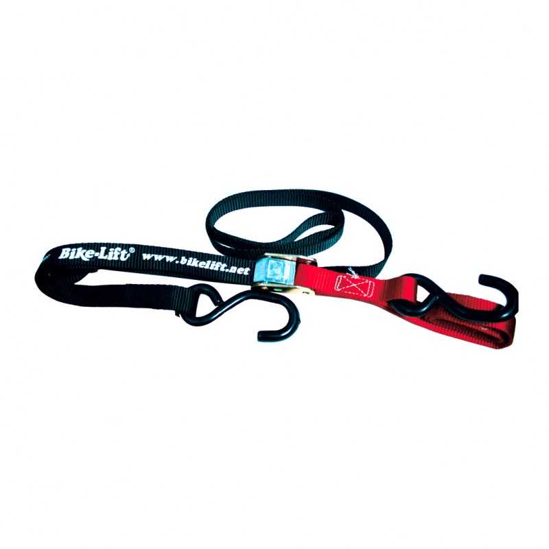 BIKE LIFT Cinta de sujeción seguridad 180cm con ganchos eslingas cinchas 29519