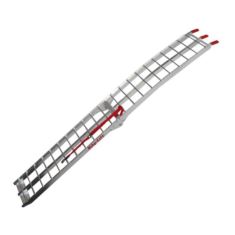 BIKE LIFT Rampa de aluminio plegable furgonetas caravanas camiones 240cm hasta 400kg 29495