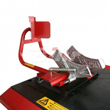 Tire-block universal garage, automatic adjustment, front tire suport, motorcycle