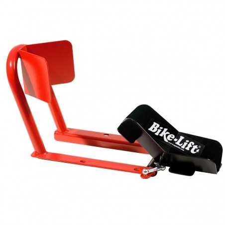 Tire-block universal garage, automatic adjustment, front tire suport, motorcycle