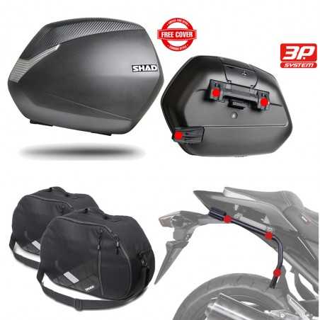 SHAD Kit fijaciones y maletas laterales + bolsas internas regalo SH36 SH36BOHE17